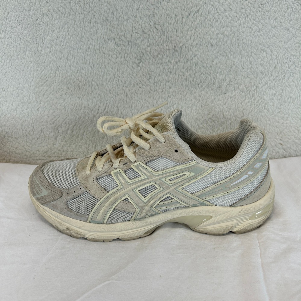 ASICS GEL-1130 White‎ Birch Cream Retro Running Shoes 1202A163-100 Womens 8.5 - Picture 8 of 15